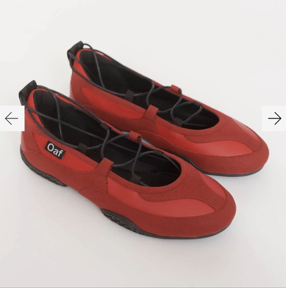 *SOLD* DO NOT BUY Lazy Oaf Red Flats with Black Accents
